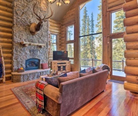 Luxury Log Cabin with Mountain Views and Hot Tub!