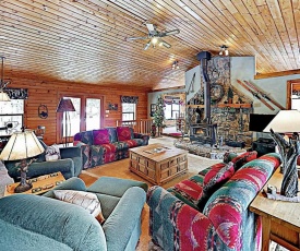 New Listing! Lovely Log Mountain Home with Fireplace home