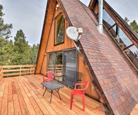 A-Frame Cabin with Mtn Views - 4 Mi to Cripple Creek!