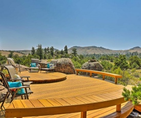 Del Norte Home on 50 Private Acres with 2-Level Deck