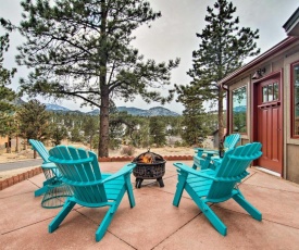 Charming Estes Park Cabin with 2 Patios and Fire Pit!