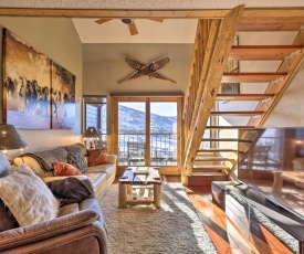 Steamboat Ski Getaway with Balcony and Mtn Views!