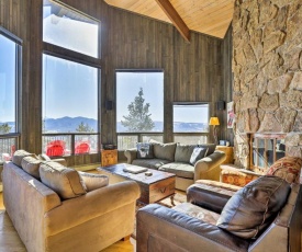 Panoramic Mountain-View Retreat with Hot Tub and Deck!