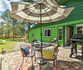 Peaceful Woodland Park Home with Patio and Grill!