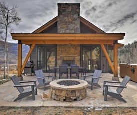 Hot Tub and Mtn Views at Modern Silverthorne Retreat